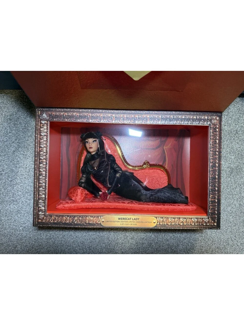 Disney Haunted Mansion Werecat Lady Doll Limited Edition (Actual) Doll 17” w/COA